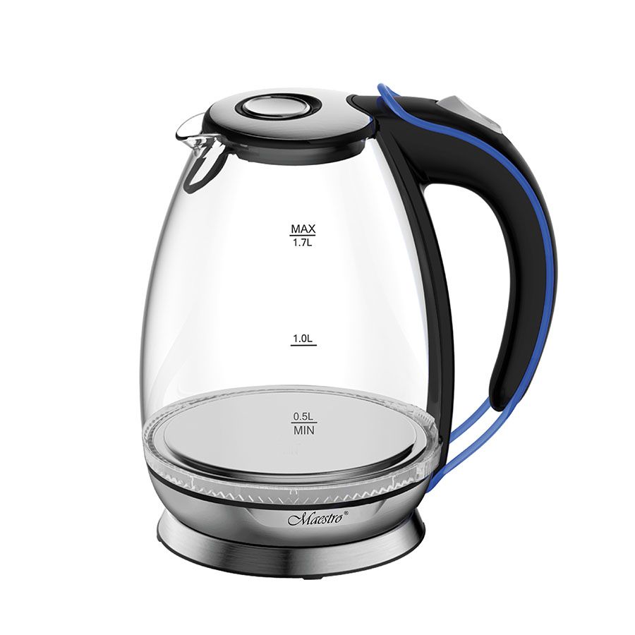 Maestro MR-054 Electric kettle with lighting, glass 1.7 L_1
