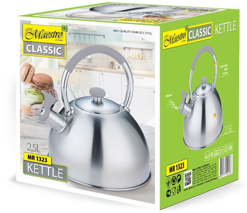 Kettle MAESTRO MR-1323 stainless steel 2.5 l_2