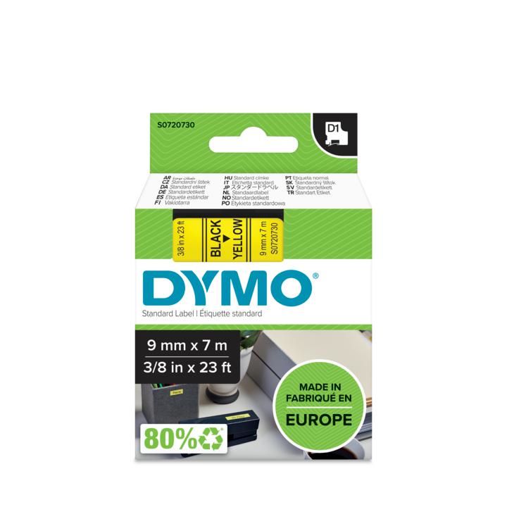 DYMO D1 Standard - Black on Yellow - 9mm_2