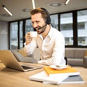 Audiocore 74452 Bluetooth Headset Headphone Noise Reuction Microphone Call CenterGoogle Siri Office Wireless_5