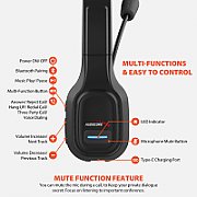 Audiocore 74452 Bluetooth Headset Headphone Noise Reuction Microphone Call CenterGoogle Siri Office Wireless_6
