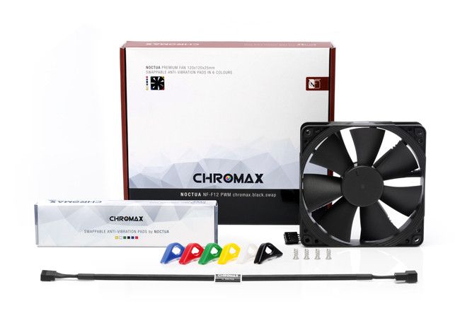 Noctua NF-F12 PWM chromax.black.swap Computer case Fan 12 cm_2