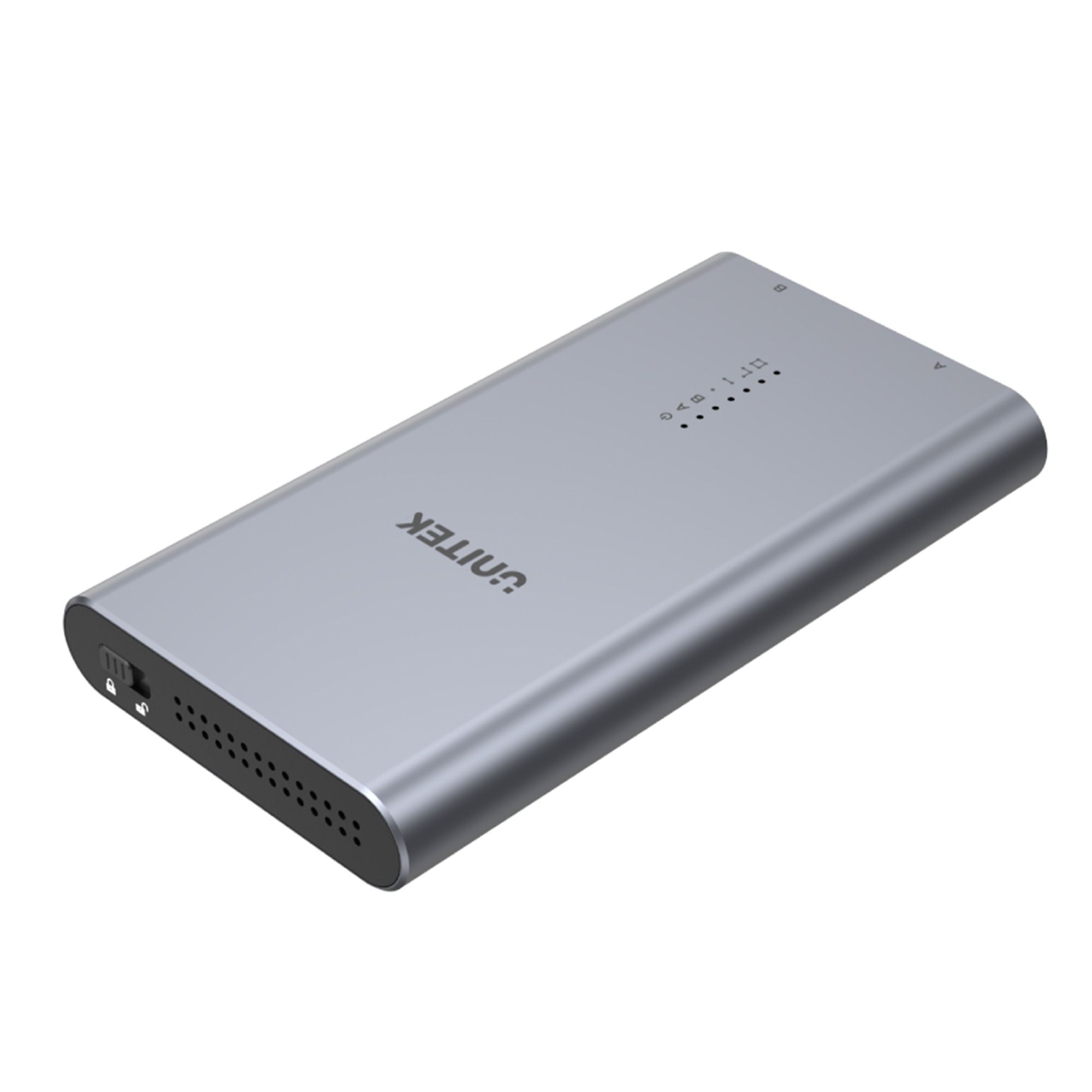 UNITEK S1206A SolidForce USB-C to PCIe/NVMe M.2 SSD 10Gbps Dual Bay Enclosure with Offline Clone_1
