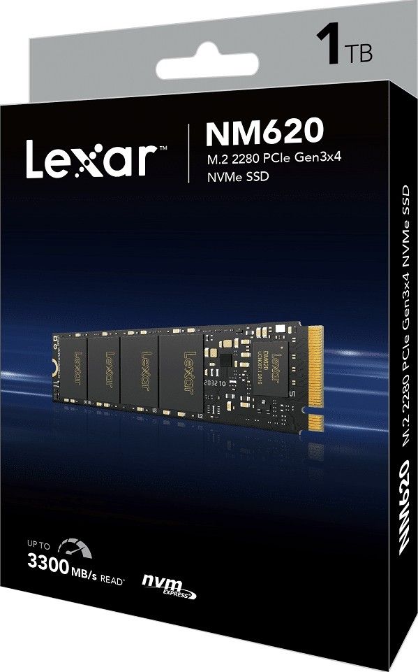Lexar NM620 M.2 1000 GB PCI Express 3.0 3D TLC NAND NVMe