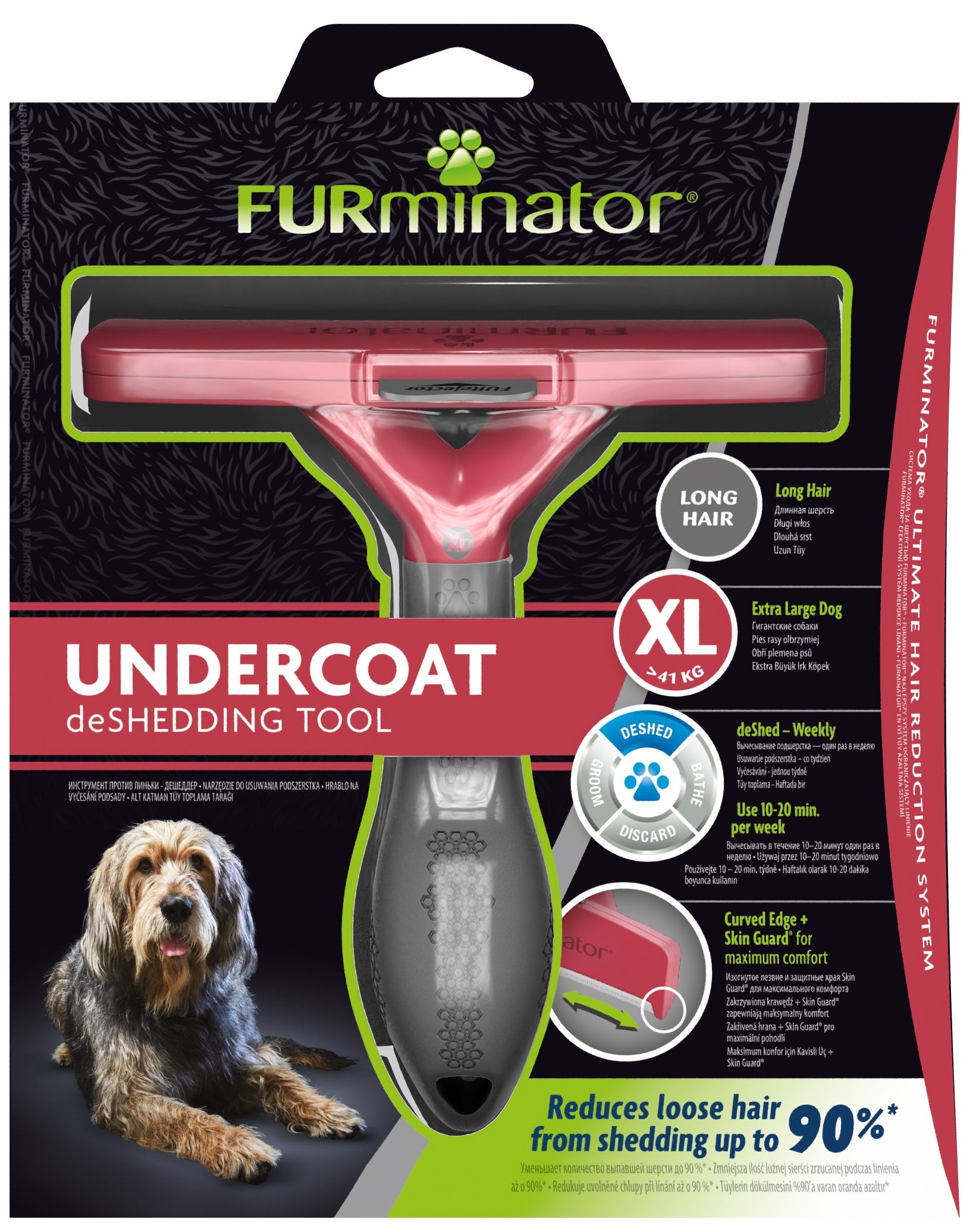 FURminator - furminator for longhaired dogs - XL_2
