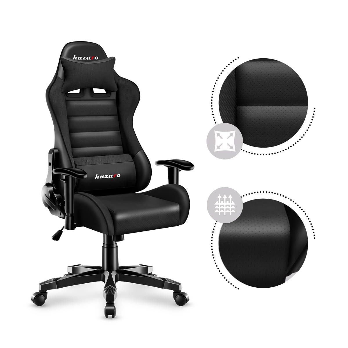Huzaro HZ-Ranger 6.0 Black gaming chair for children_11