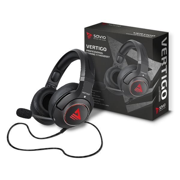 Savio Gaming headphones 7.1 virtual surround SAVIO VERTIGO_6