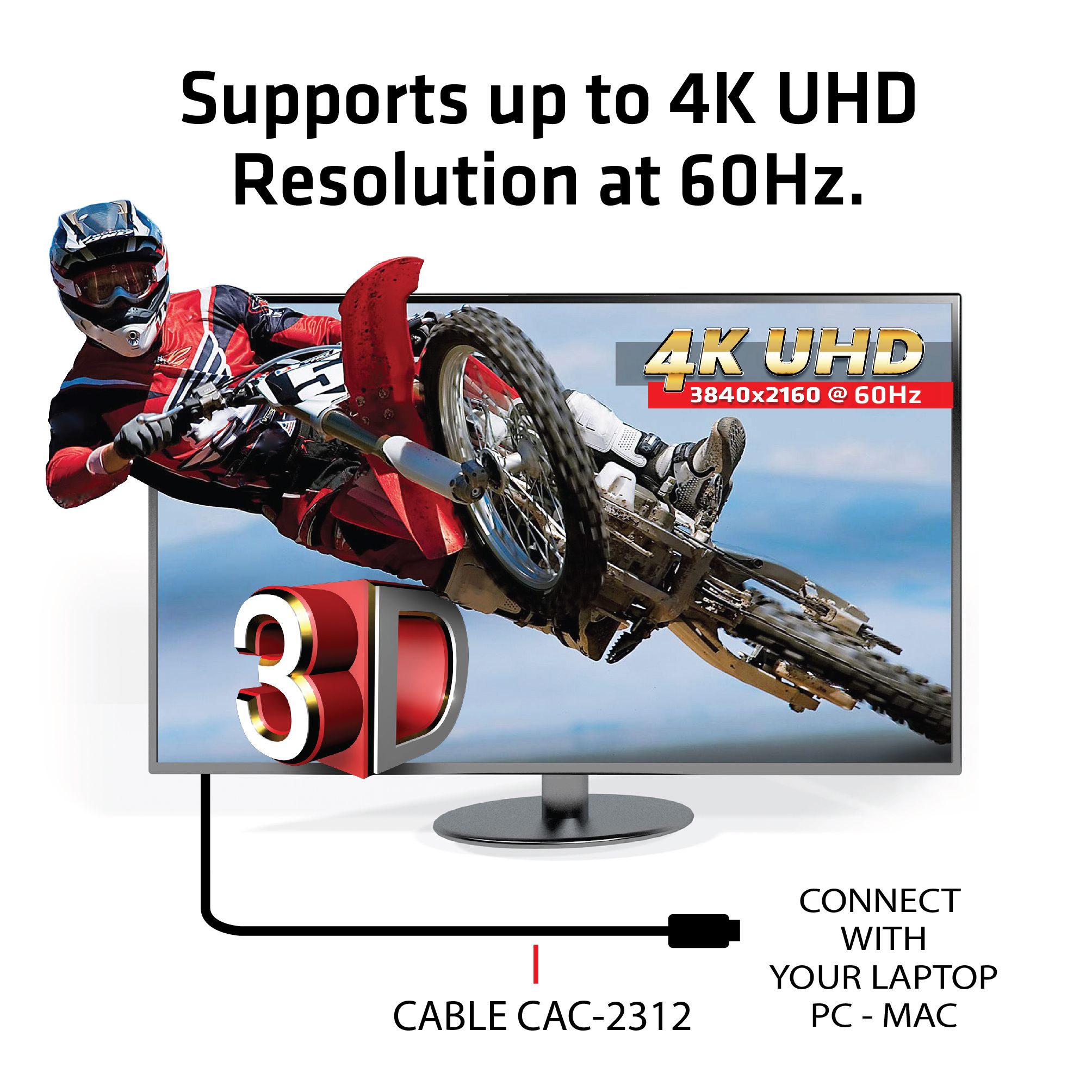 CLUB3D HDMI 2.0 4K60Hz RedMere cable 10m/32.8ft_8
