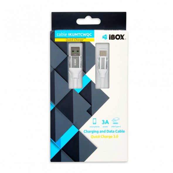 iBox IKUMTCWQC USB cable 1.5 m USB 2.0 USB A USB C White_3