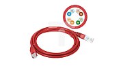 Alantec KKU5CZE1 networking cable 1 m Cat5e U/UTP (UTP) Red_1