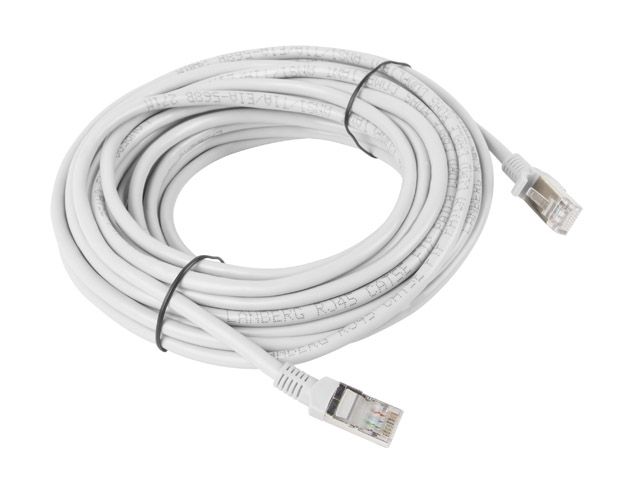 Patchcord UTP Lanberg PCU6-10CC-1000-S (RJ45 - RJ45 ; 10m; U/UTP; 6; gray color)_2