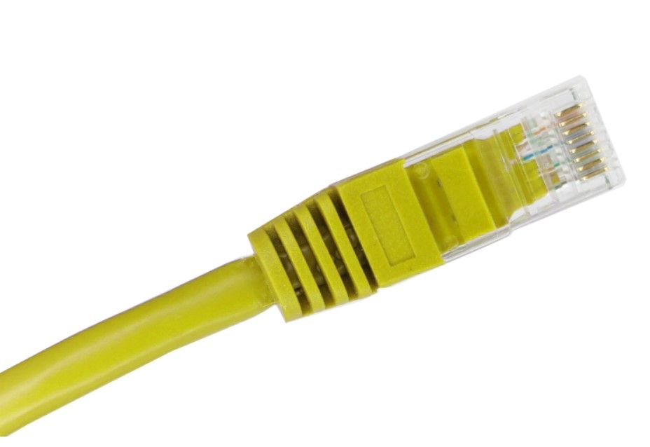 Alantec KKU5CZA1 networking cable Yellow 0.25 m Cat5e U/UTP (UTP)_1