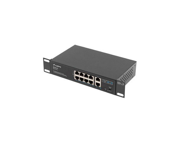 Lanberg Switch PoE+ Rack 10