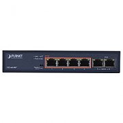 PLANET FSD-604HP network switch Unmanaged Fast Ethernet (10/100) Power over Ethernet (PoE) Blue_3