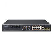 PLANET FGSD-1008HPS network switch Fast Ethernet (10/100) Power over Ethernet (PoE) 1U Black_2