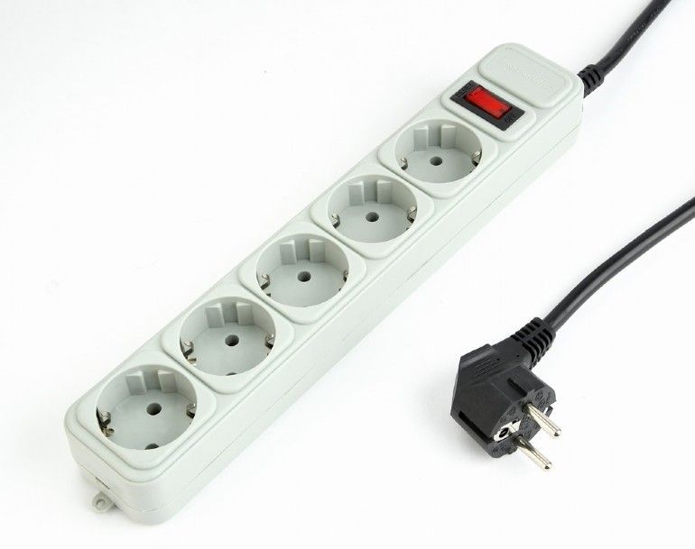 EnerGenie SPG5-C-10 surge protector 5 AC outlet(s) 250 V Black 3 m_1