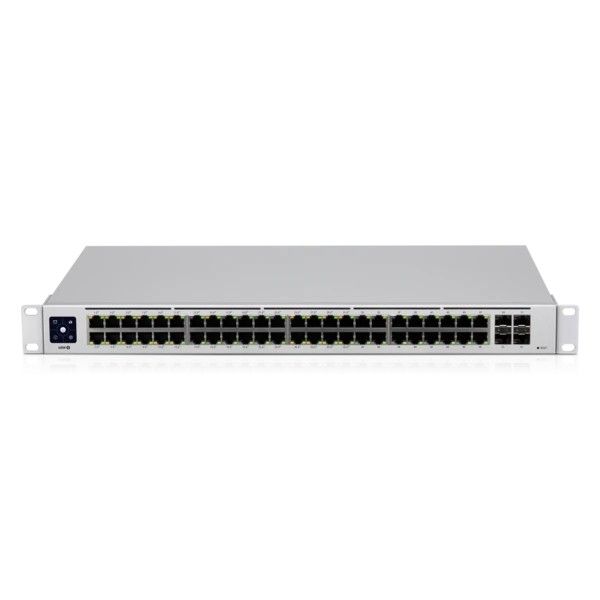 UBIQUITI USW-48-POE UniFi Managed Switch gen2 32x Gigabit POE+ ports / 16x Gigabit POE ports / 4x SFP 1GB Ports 32W per port