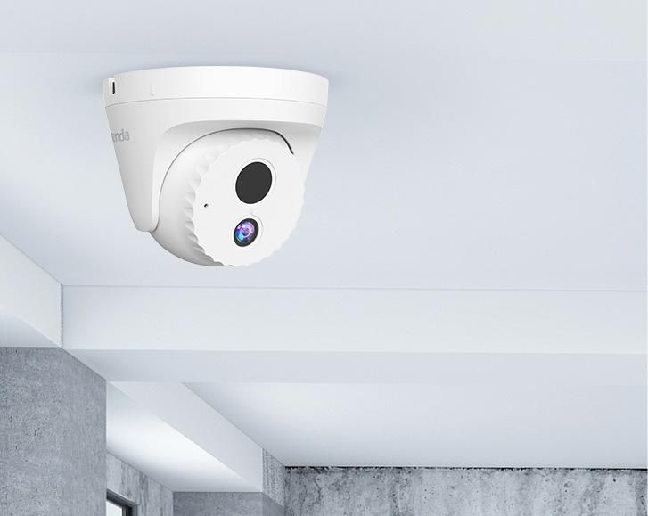 Tenda camera supraveghere IC7-PRS-4, POE, Conch, Obiectiv: 4mm, F2.2, rezolutie 2560*1440, H.265/H.264, 3D digital noise reduction, 1 x RJ45 100M, Smart Alarm, Night Vision: 30m, microfon incorporat, Protocol retea: IPV4.