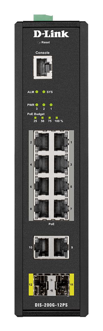 NET SWITCH 12PORT 100/1000/DIS-200G-12PS D-LINK_4