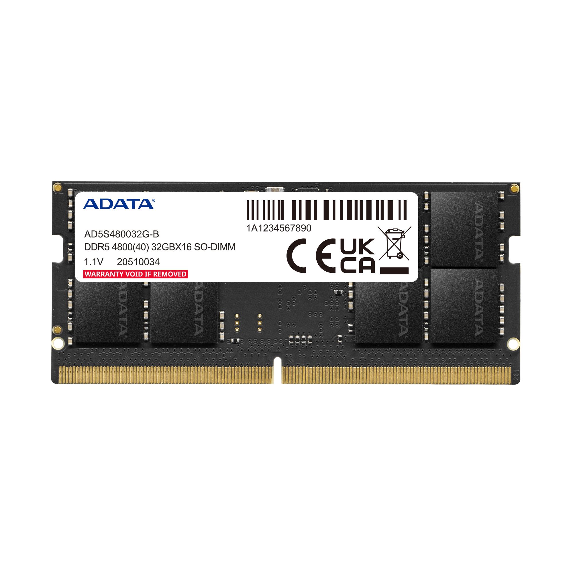 Memorie laptop ADATA AD5S480032G-S 32 GB DDR5 4800 MHz CL40 