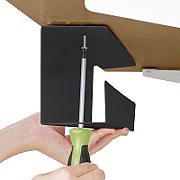 ORGANIZATOR cabluri LOGILINK, pentru gestionare cabluri, din otel, black, 