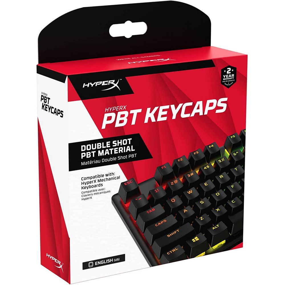 HP Gaming Pbt Keycaps Full set, HyperX Pudding, US Layout_2