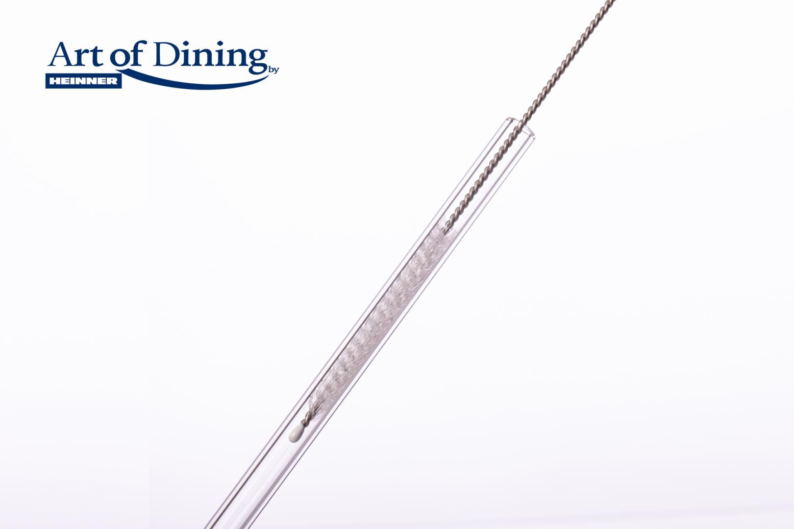 SET OF 6 STRAWS MADE OF GLASS + BRUSH FOR CLEANING the set contains: : 3 x straight straw + 3 x bent straw + 1 x brush for cleaning Sizes:200*8mm Weight / straw : 14.5g Material thickness:1.5 mm Color: transparent_4