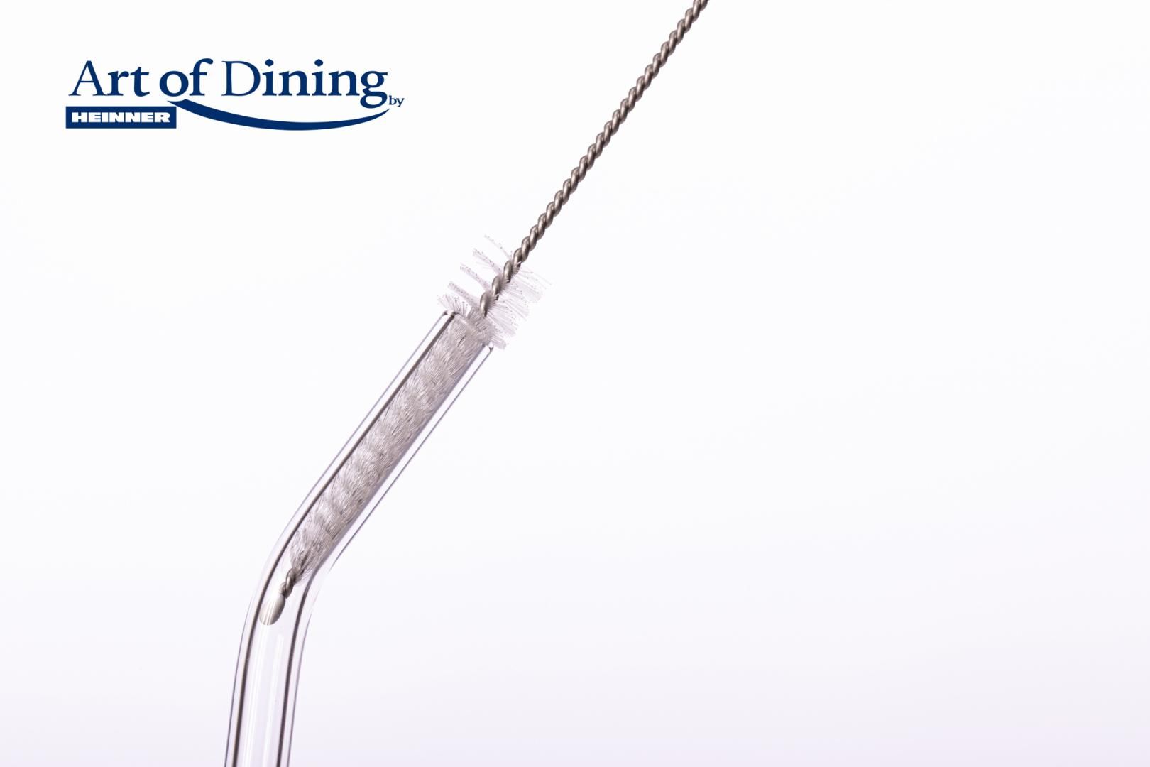 SET OF 6 STRAWS MADE OF GLASS + BRUSH FOR CLEANING the set contains: : 3 x straight straw + 3 x bent straw + 1 x brush for cleaning Sizes:200*8mm Weight / straw : 14.5g Material thickness:1.5 mm Color: transparent_7