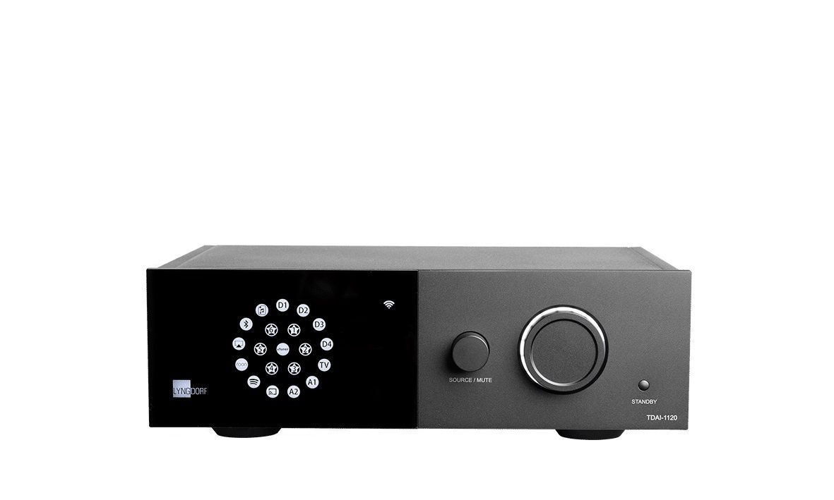 Sistem Stereo Lyngdorf cu amplif. TDAI-1120 + boxe incorporate in mobilier full-range CS-1_1