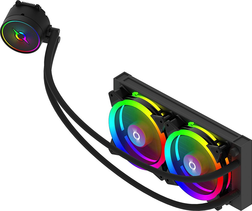 Cooler Procesor Aquarius 240 AIO Black ARGB PWM, compatibil AMD/Intel_3