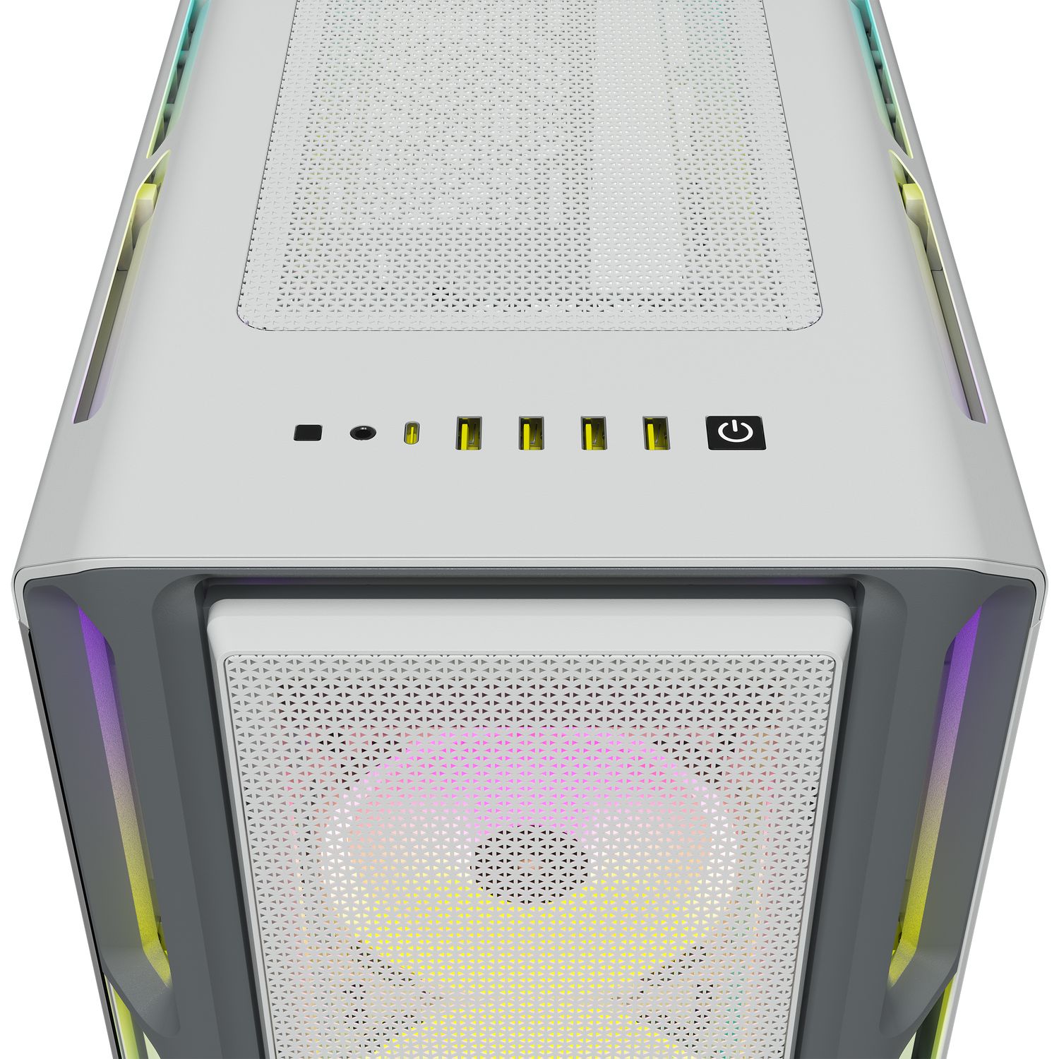 5000T RGB Tempered Glass Mid-Tower ATX PC Case - Alb_5