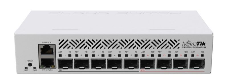MIKROTIK CRS310-1G-5S-4S+IN CLOUD SWITCH 1X GE 5X SFP 4X SFP+ ROUTEROS L5_1
