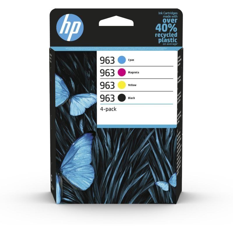 Cartus cerneala HP 6ZC70AE ,Black/tri-color ,1x1000 pagini+3x700pagini ,Original (963CMYK) 