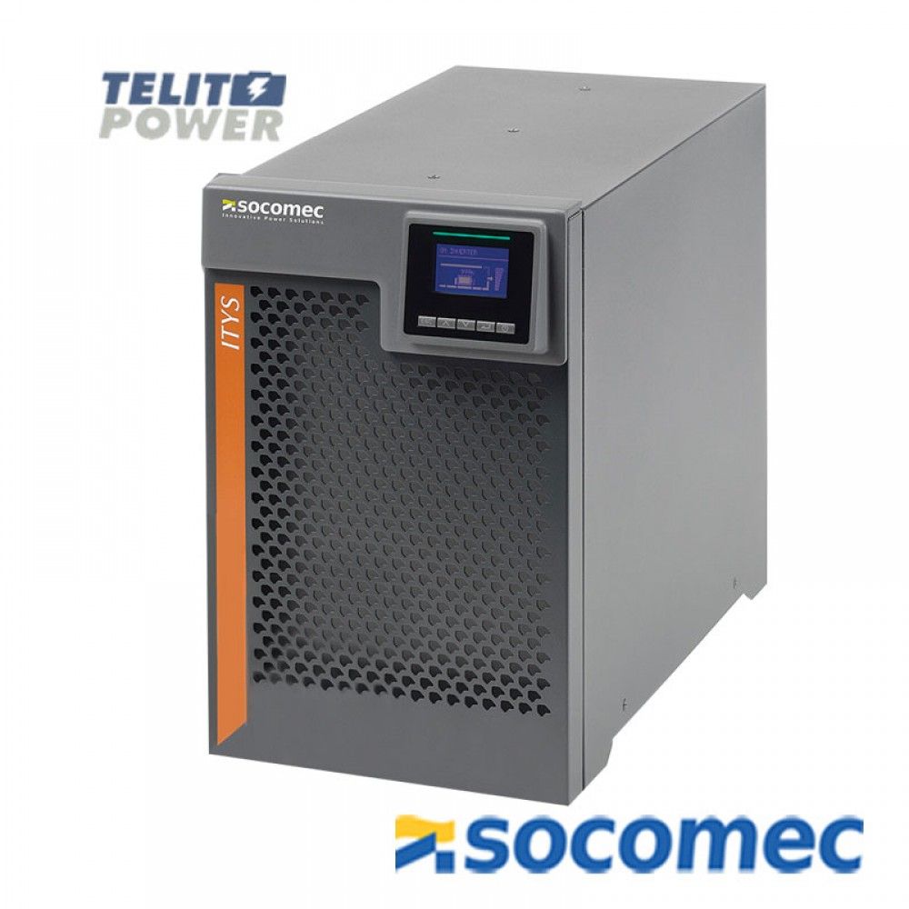 ITYS UPS Socomec 2000VA / 2000W, Tower, tehnologie online dubla conversie, unda sinusoidala