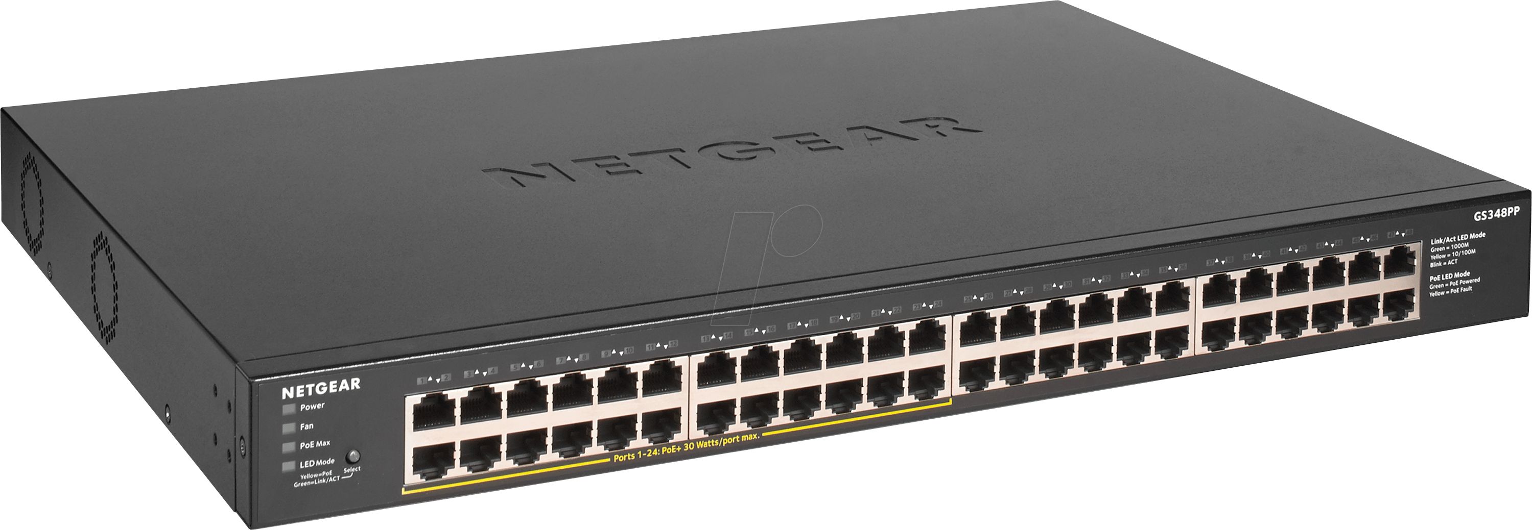 Netgear 48Port Switch 10/100/1000 GS348PP PoE+_1