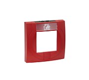 HW Carcasa buton Esser 704900 cu geam rosu sim. RAL 3020_1