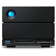 NAS Lacie, 2 Bay, 40TB, USB 3.0, 2-Bay RAID Array, 2 porturi dual Thunderbolt3 + USB 3.1, 7200rpm, buffer 64MB viteza maxima 420 MB/s, SRS rescue, argintiu_1