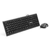 OMEGA WIRED US KEYBOARD KIT + MOUSE OKM-09 USB BLACK_1