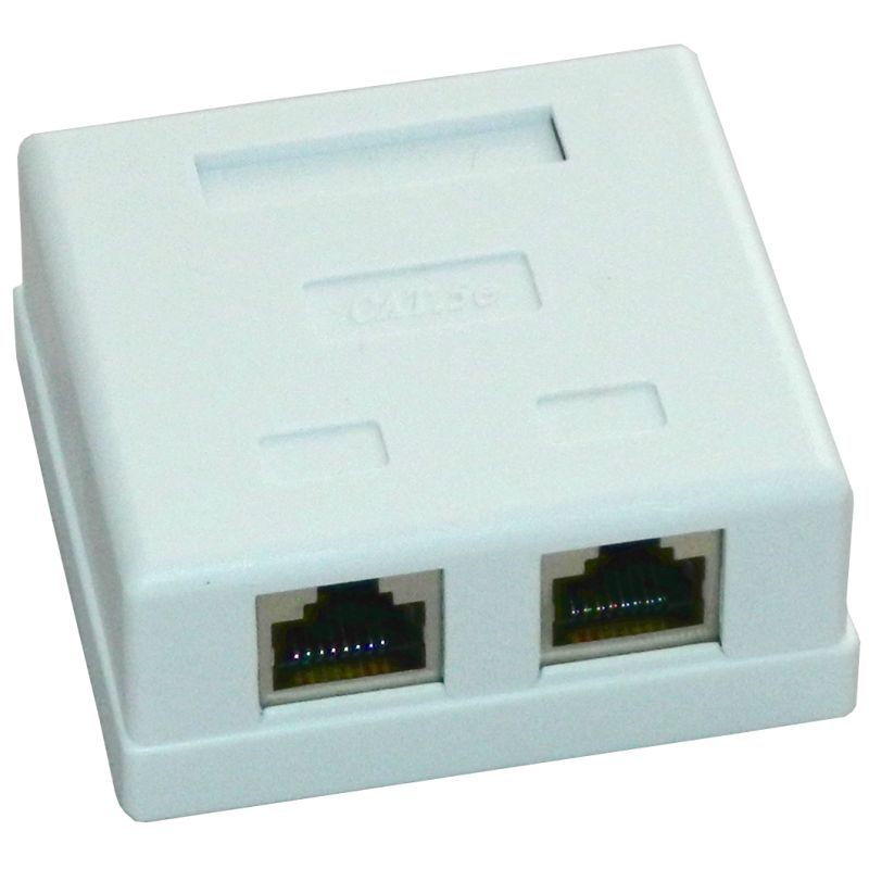 Priza FTP dubla aplicata cat.5e - EMTEX, 