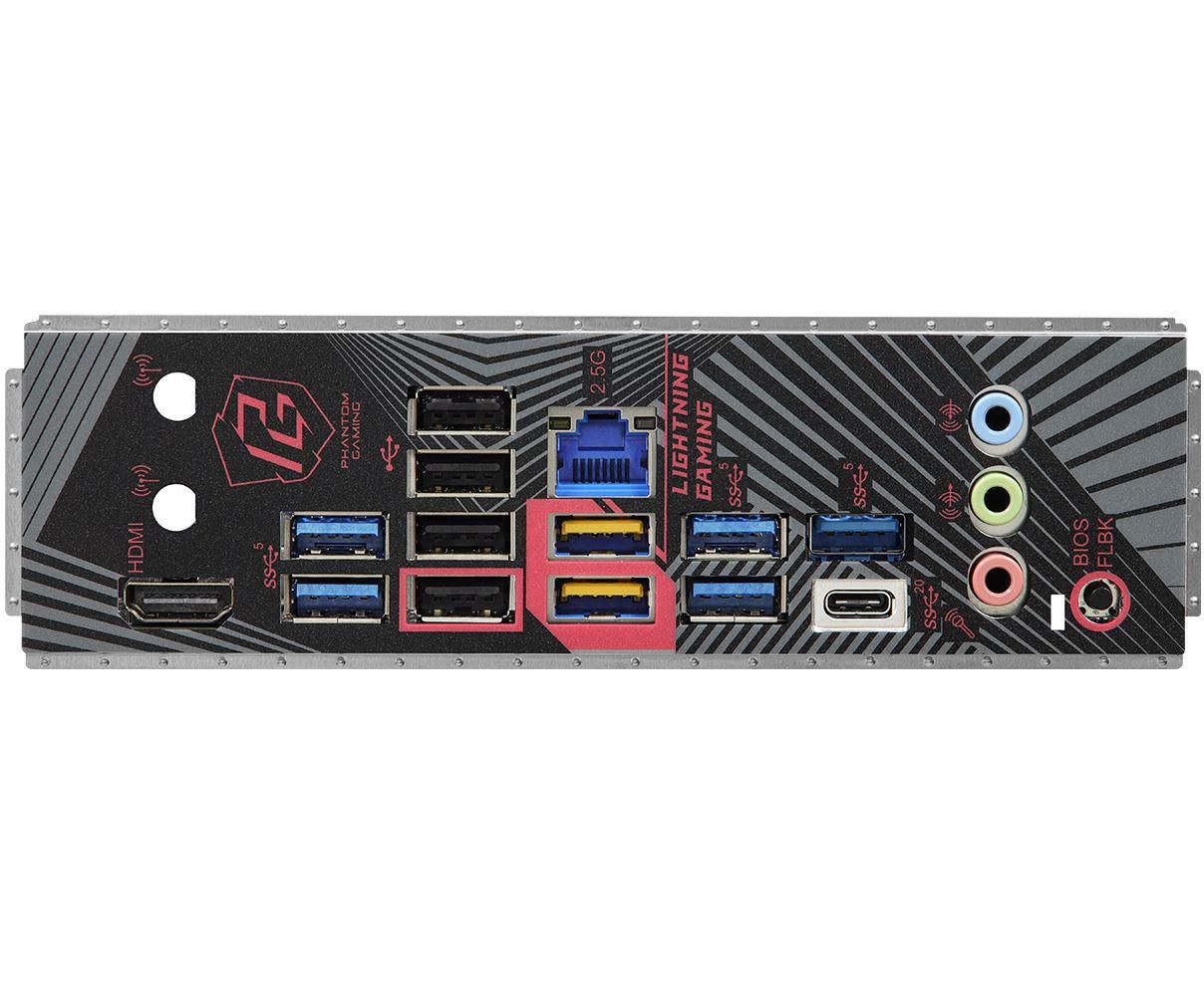 Placa de baza AsRock B650 PG Lightning AM5  Supports AMD Ryzen™ 7000 Series Processors 14+2+1 Phase Power Design, SPS 4 x DDR5 DIMMs, supports up to 6400+(OC) 1 PCIe 4.0 x16, 1 PCIe 4.0 x16, 2 PCIe 4.0 x1, 1 M.2 Key-E for WiFi Graphics Output Options: 1 HDMI 7.1 CH HD Audio (Realtek ALC897 Audio_4