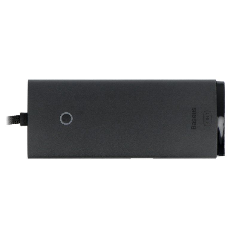 HUB extern Baseus Lite, porturi USB: USB 3.0 x 4, conectare prin USB 3.0, lungime 2m, negru, 