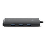 HUB extern Baseus Lite, porturi USB: USB 3.0 x 4, conectare prin USB 3.0, lungime 2m, negru, 