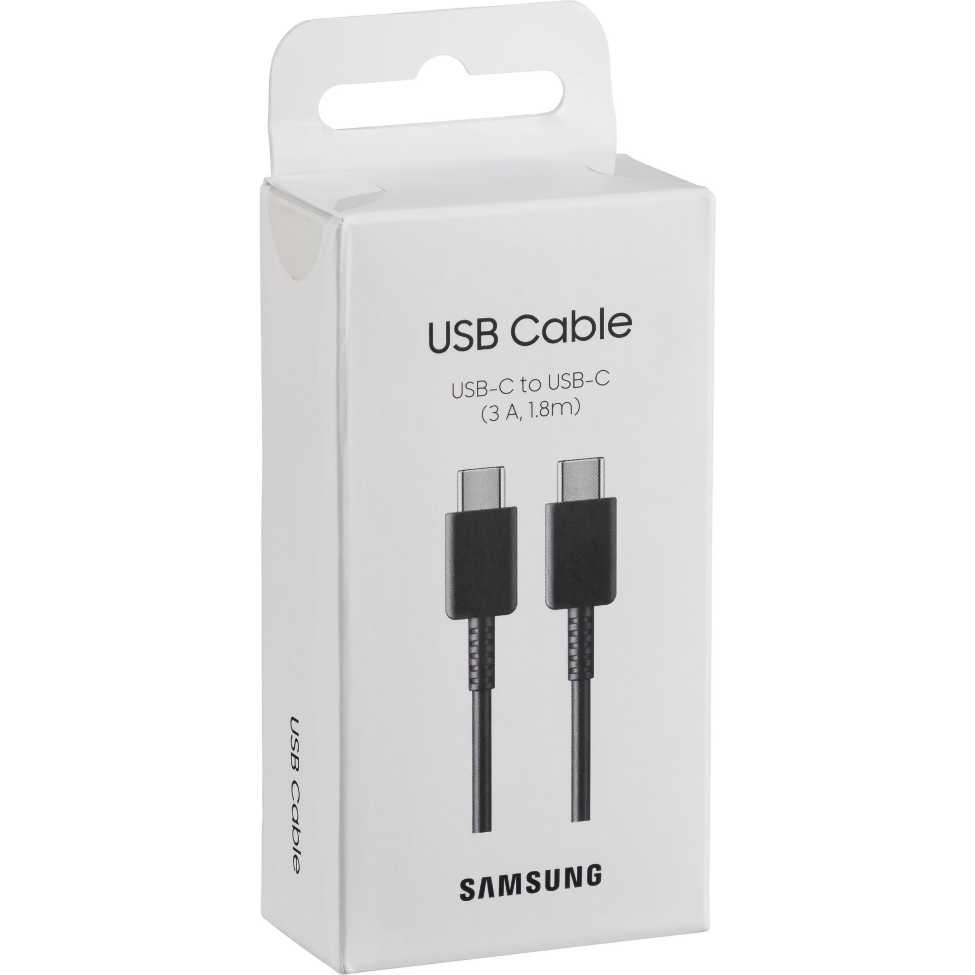 Samsung Cable USB-C to USB-C, 3A, 1.8m; Black 