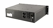 UPS GEMBIRD, Line Int. cu management, rack, 1200VA/720W, AVR, IEC x 2/ Schuko x 2, 2 x baterie 12V/7Ah, display LCD, back-up 1 - 10 min., 