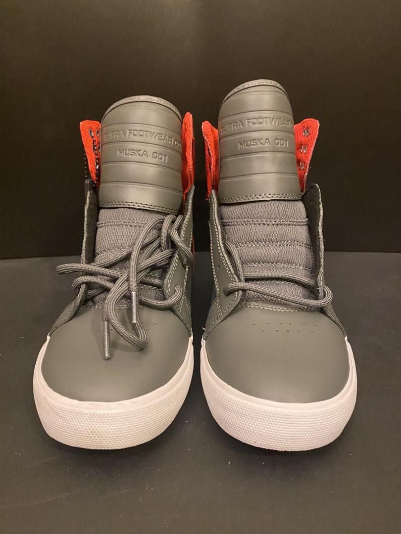 SUPRA SKYTOP IV LIGHT GREY/WHITE/CHARCOAL, 44.5_3