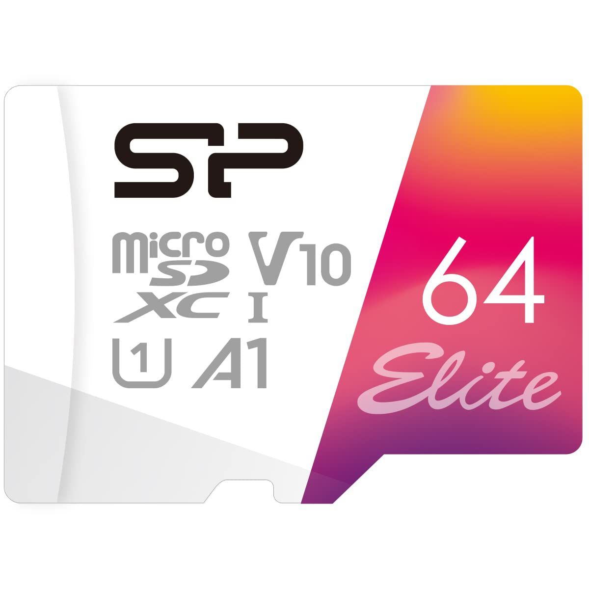 SILICON POWER memory card Elite Micro SDXC 64GB UHS-I A1 V10_1