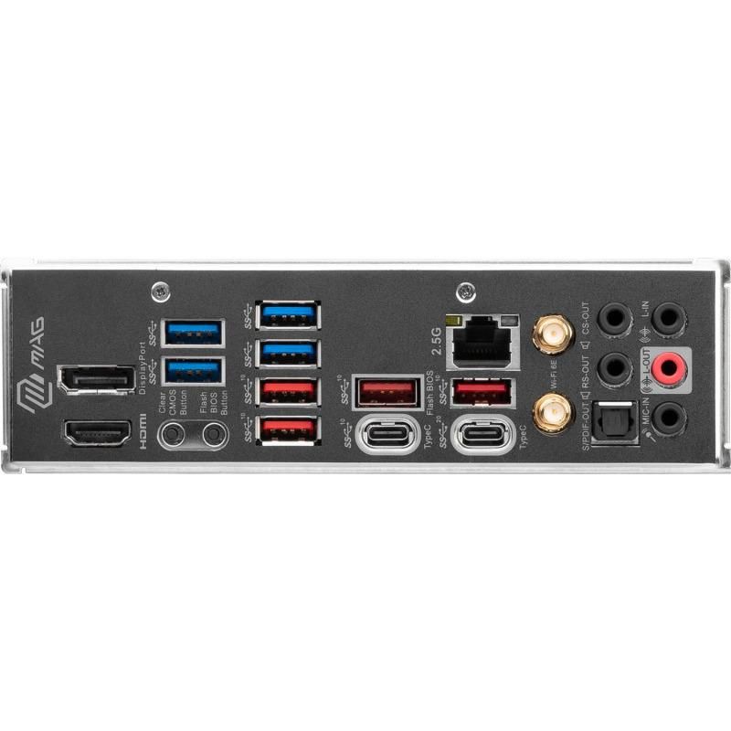 Placa de baza MSI MAG Z790 TOMAHAWK WIFI DDR5 LGA 1700  SPECIFICATIONS Model Name MAG Z790 TOMAHAWK WIFI CPU Support Supports 12th/ 13th Gen Intel® Core™ Processors, Pentium® Gold and Celeron® Processors CPU Socket LGA 1700 Chipset Intel® Z790 Chipset Expansion Slots 1x PCIe 5.0 x16 slot, 1x PCIe_3