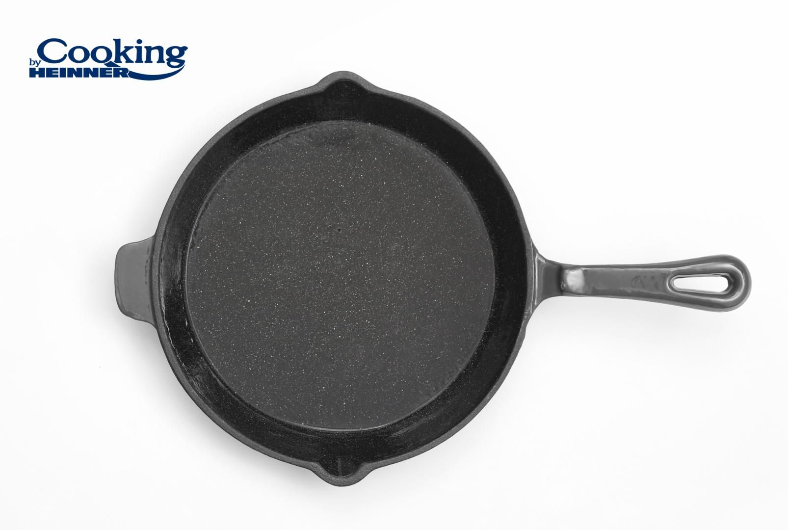 TIGAIE  FONTA EMAILATA 26 x 5 CM, MARBLE GREY, COOKING BY HEINNER_2