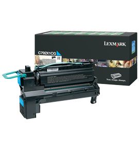 LEXMARK C792X1CG TONER C792 CYAN EHY 20K_1