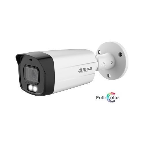 Camera de supraveghere Dahua HAC-HFW1239TM-A-LED-0360B-S2, Bullet HDCVI Full-color, 2MP, CMOS 1/2.8'', 3.6mm, Iluminator 40m, WDR 130dB, Mic, IP67_1